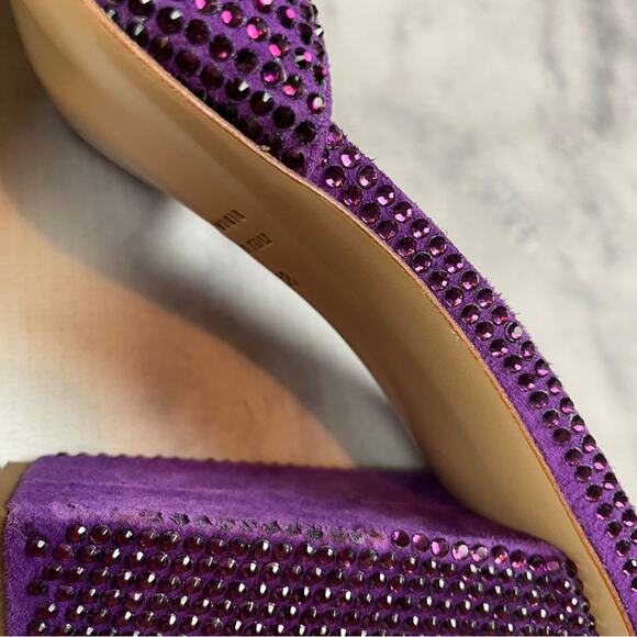 GIA/RHW Rosie 14 Crystal Embellished Slide Heeled Sandals - Picture 10 of 10